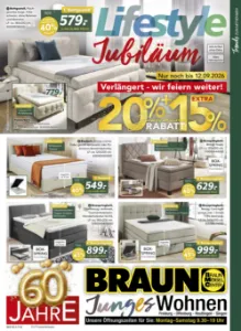 ᐅBRAUN Möbel-Center Prospekt zum blättern » Oktober 2026