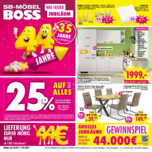 ᐅSB-Möbel BOSS Prospekt zum blättern » Oktober 2026