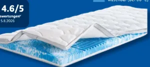 7 Zonen Gelschaum Matratzentopper Gel-Feeling