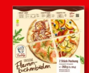 Frische Flammkuchenböden