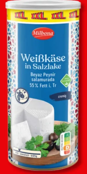 Weißkäse in Salzlake XXL