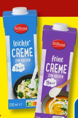 Feine Creme zum Kochen