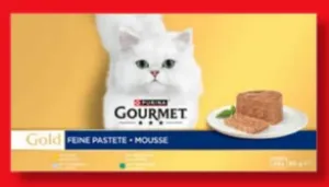 Gourmet Gold Feine Pastete Katzennahrung