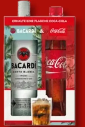 Geschenkset BACARDI Carta Blanca & COCA-COLA