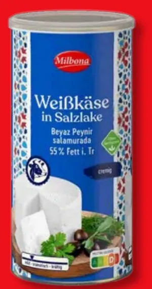 Weißkäse in Salzlake