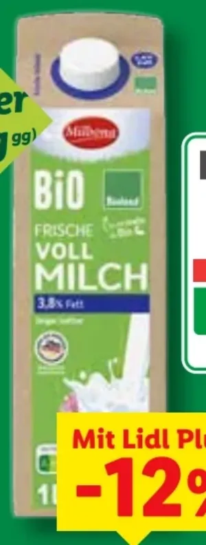 Bio-Vollmilch