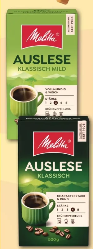 Kaffee Auslese