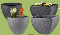 pflanztopf rot Runder Inlay-Pflanztopf | Gro | Rot